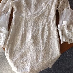 Fashion Nova White Lace Top